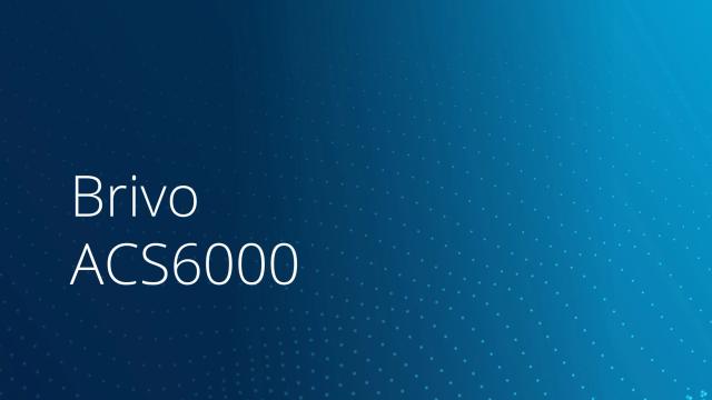 Brivo ACS6000-E control panel