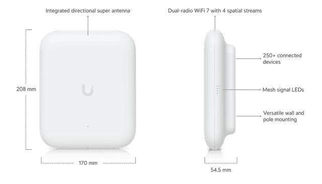 Ubiquiti UniFi U7 Outdoor access point