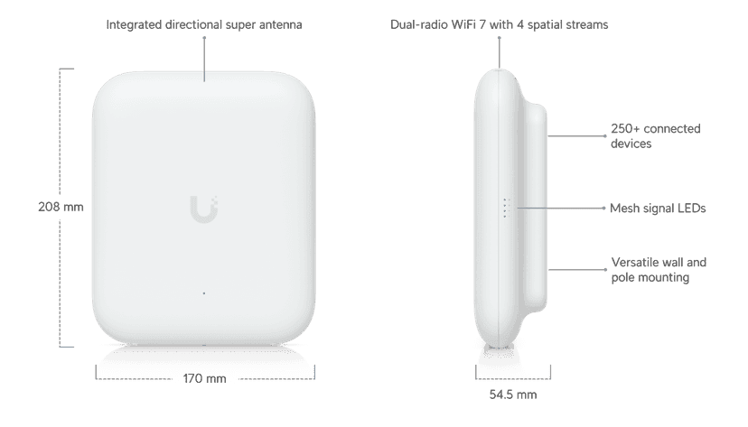 Ubiquiti UniFi U7 Outdoor access point