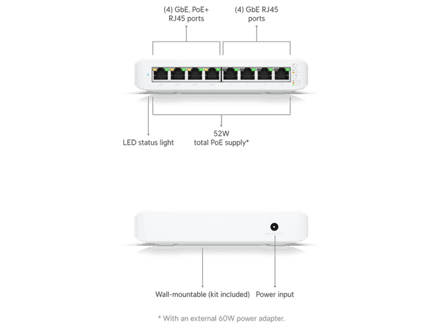 Ubiquiti UniFi Switch Lite 8 PoE