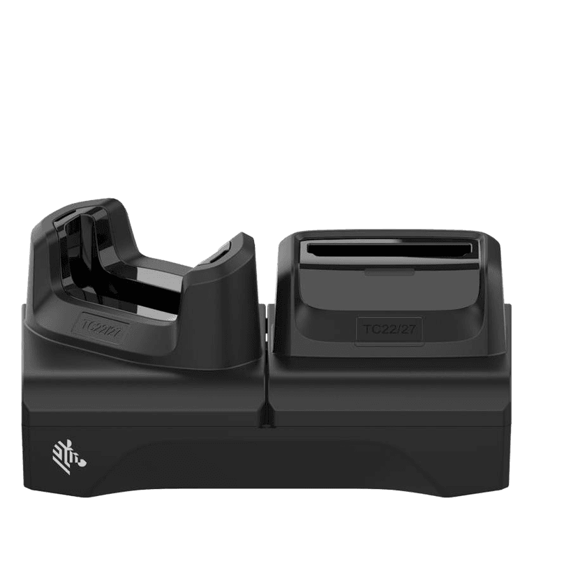 Zebra TC22 / TC27 device and spare-battery cradle