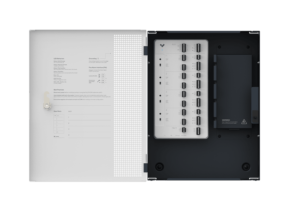Verkada AC42 4-door access controller (AC41 is end-of-sale; AC42 is the current model)