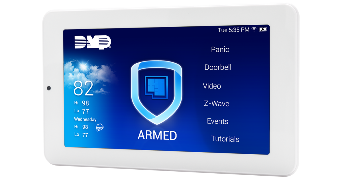 DMP 8860 7-inch touchscreen keypad
