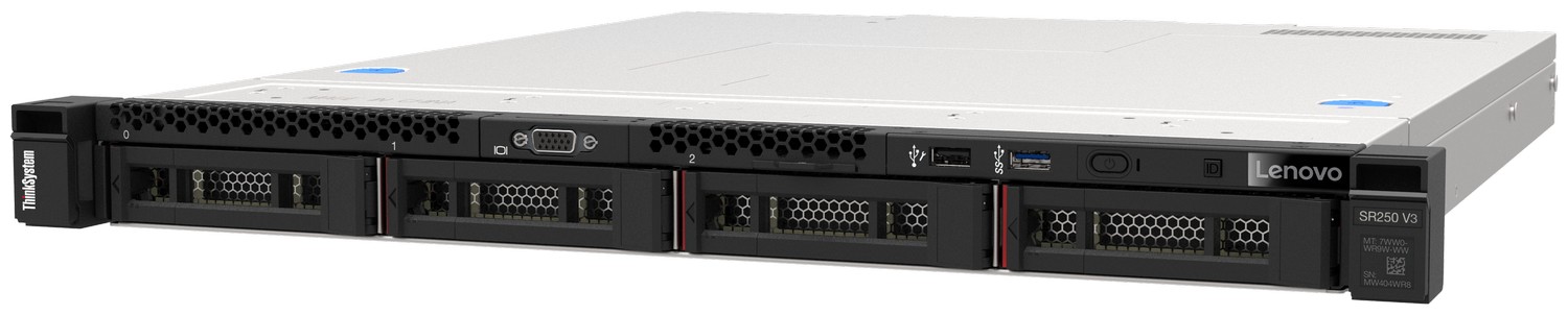 Lenovo ThinkSystem SR250 V3 configurable rack server