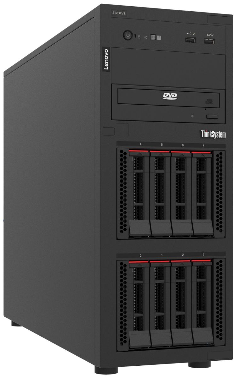 Lenovo ThinkSystem ST250 V3 configurable tower server