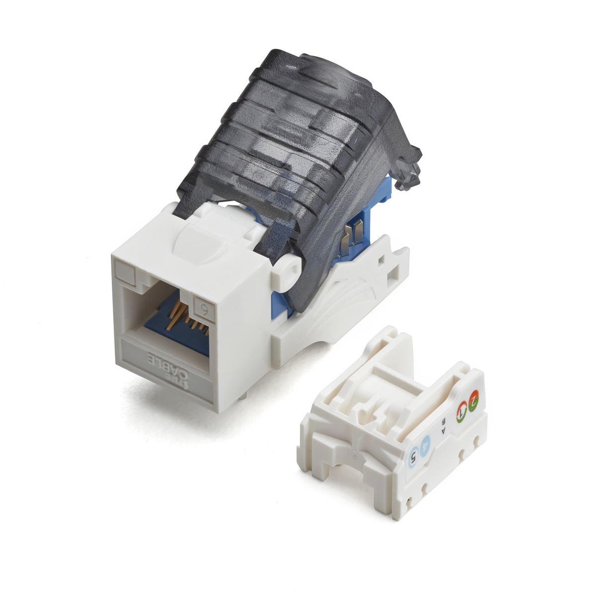 trueCABLE Cat6 toolless keystone jack